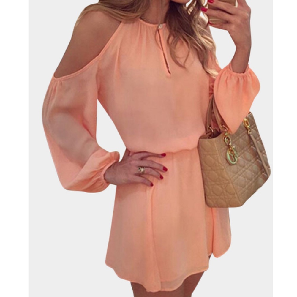 Peach Dress